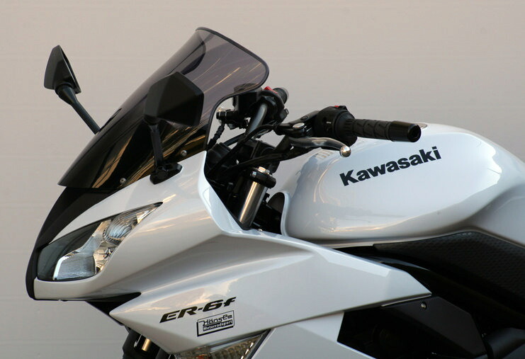 MRA エムアールエー スクリーン オリジナル ER-6f ニンジャ400R ニンジャ650R KAWASAKI カワサキ 外装 カラー:クリア/グラデーション有り