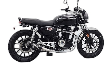 WirusWin ウイルズウィン スリップオンマフラー GB350 H’ness CB350 DLX Pro HONDA ホンダ マフラー サイレンサー出口：スラッシュ / サイレンサー仕様：ブラックカーボン