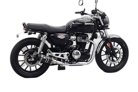 WirusWin ウイルズウィン スリップオンマフラー GB350 H’ness CB350 DLX Pro HONDA ホンダ マフラー サイレンサー出口：バレット / サイレンサー仕様：ブラックカーボン