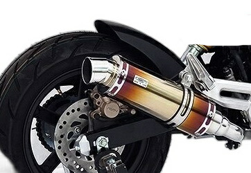 WirusWin ウイルズウィン スリップオンマフラー グロム MSX125 HONDA ホンダ マフラー タイプ:スポーツタイプ / サイレンサーオプション:チタン仕様
