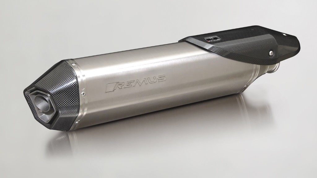 REMUS レムス HYPERCONE スリップオンマフラー カーボンヒートガード付 1290 Super Adventure R S T KTM マフラー｜ウェビック　店 97,932円