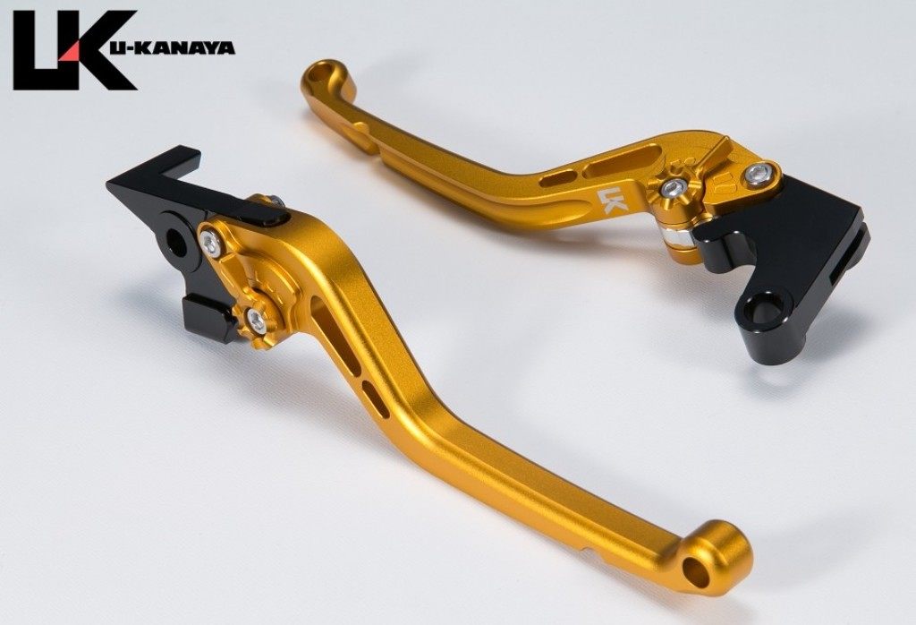 U-KANAYA ユーカナヤ スタンダードタイプ アルミビレットレバーセット マットカラー ジクサー150 ジクサー250 ジクサーSF250 SUZUKI スズキ ブレーキ・クラッチレバーセット ハンドル周辺パーツ ハンドル レバーカラー：マットゴールド