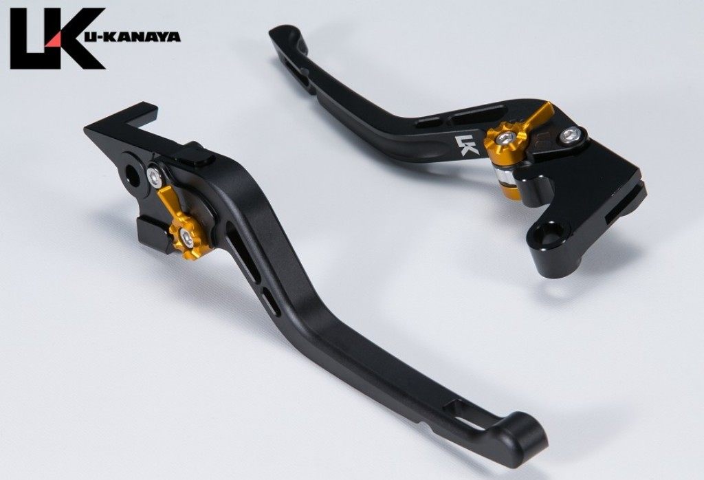 U-KANAYA ユーカナヤ GPタイプ アルミビレットレバーセット マットカラー PCX e：HEV PCX160 HONDA ホンダ ブレーキ・クラッチレバーセット ハンドル周辺パーツ ハンドル レバーカラー：マットブラック / アジャスターカラー：マットオレンジ