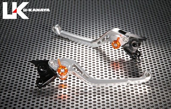 U-KANAYA ユーカナヤ スタンダードタイプ アルミビレットレバーセット VITPILEN401 SVARTPILEN401 SVARTPILEN250 SVARTPILEN125 HUSQVARNA ハスクバーナ ブレーキ・クラッチレバーセット ハンドル周辺パーツ ハンドル レバーカラー：シルバー
