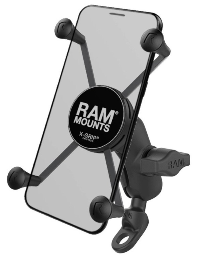 RAM MOUNTS ラムマウント Xグリップ＆ミラーフレームセット ファブレット用 スマートフォンホルダー・スマートフォンマウント 電子機器類