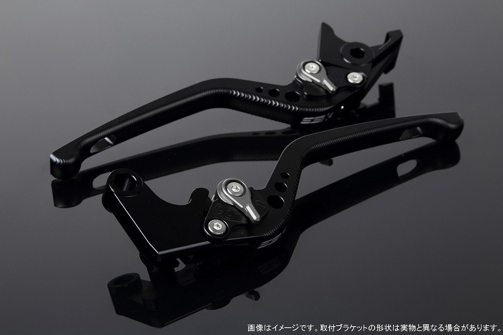 SPEEDRA スピードラ アルミビレットアジャストレバーセット 3Dロング CB650F CB650R CBR650F CBR650R NC750S NC750X HONDA ホンダ ブレーキ・クラッチレバーセット ハンドル周辺パーツ ハンドル レバー本体カラー：マットブラック / アジャスターカラー：マットチタン
