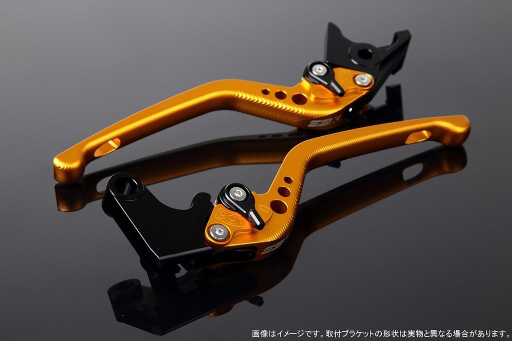 SPEEDRA スピードラ アルミビレットアジャストレバーセット 3Dロング 1400GTR/CONCOURS14 NINJA ZX-14R ZZR1400 KAWASAKI カワサキ ブレーキ・クラッチレバーセット ハンドル周辺パーツ ハンドル レバー本体カラー:マットゴールド / アジャスターカラー:マットブラック|ウェビック 店