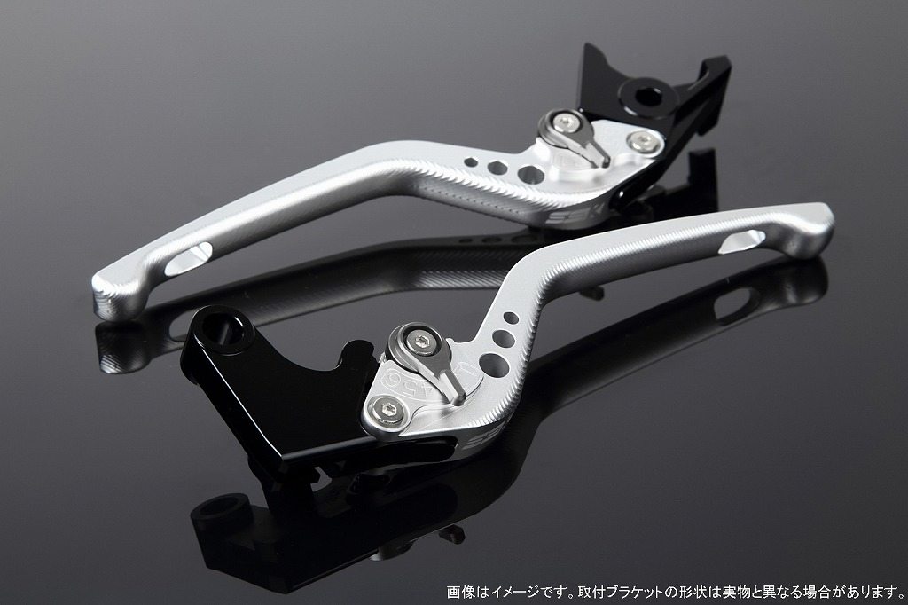SPEEDRA スピードラ アルミビレットアジャストレバーセット 3Dロング NINJA ZX-10R ZX-6R NINJA1000 Z1000 Z750R KAWASAKI カワサキ ブレーキ・クラッチレバーセット ハンドル周辺パーツ ハンドル レバー本体カラー:マットシルバー / アジャスターカラー:マットチタン|ウェビック 店