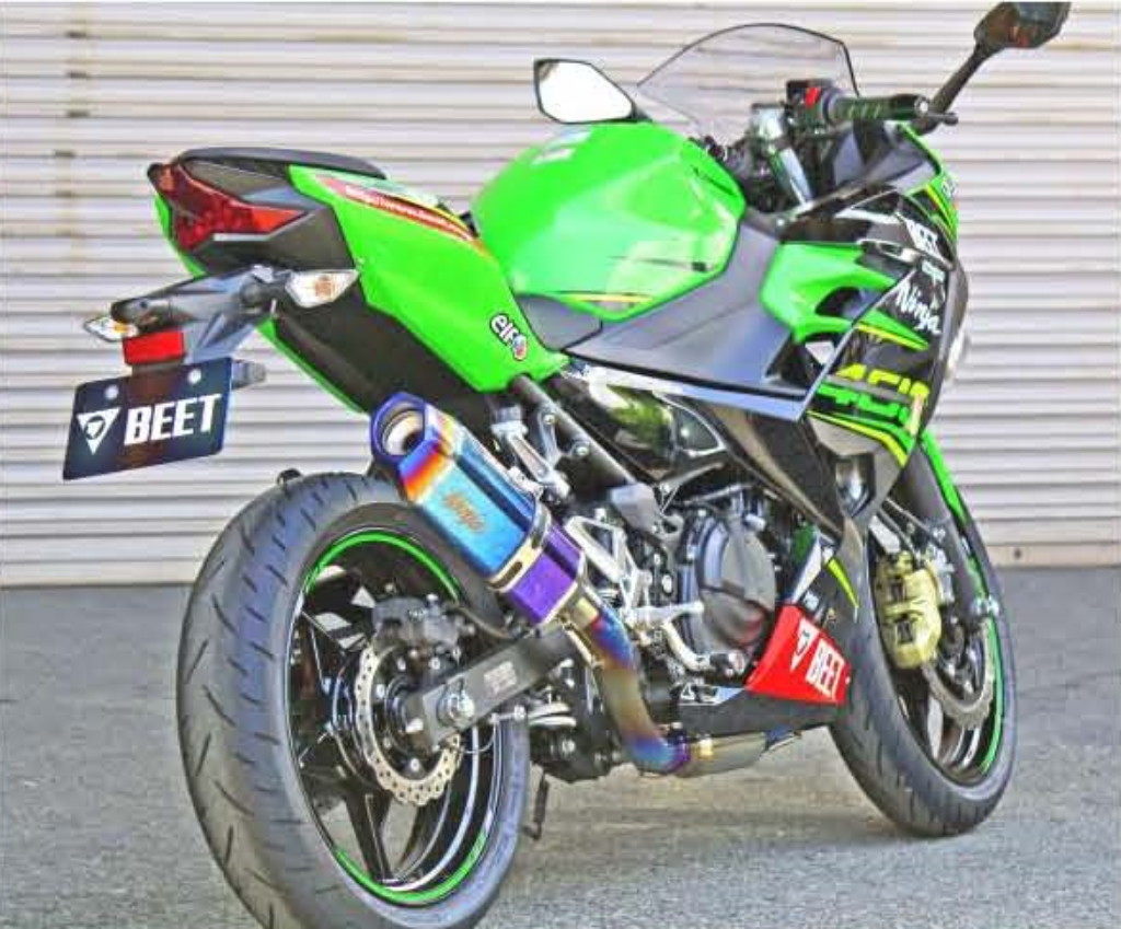 Kawasaki カワサキ Nassert Evolution Type Ii フルエキゾーストマフラー サイレンサータイプ ブルーチタン ニンジャ250 Kawasaki カワサキ Fitzfishponds Com