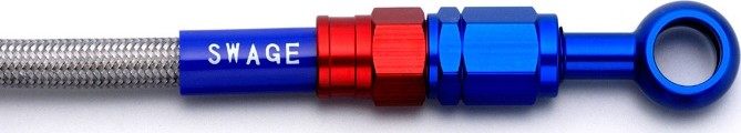 SWAGE-LINE スウェッジライン スウェッジライン フロント ブレーキホースキット フィッティングカラー