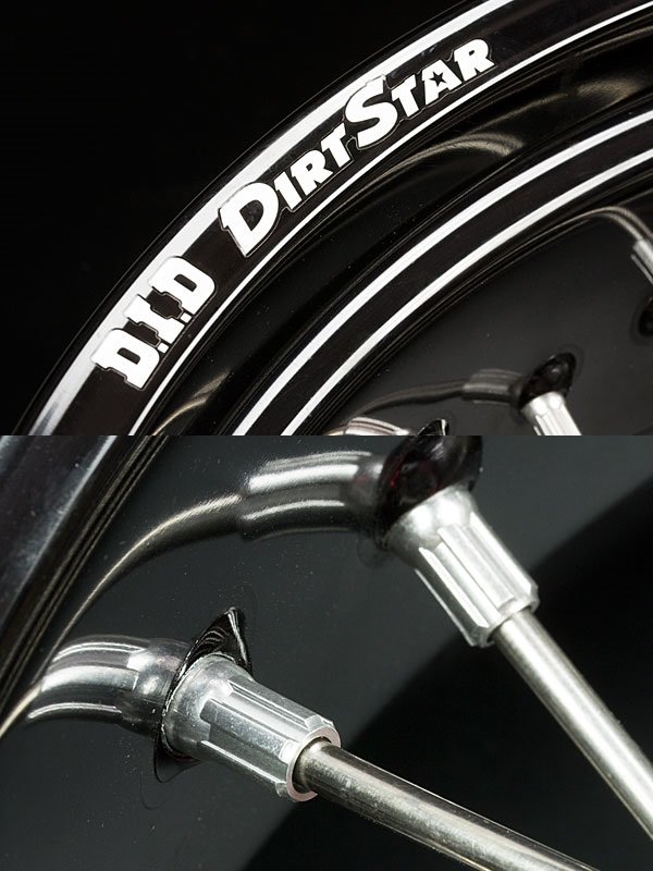TGR TECHNIX GEAR TGRテクニクスギア TYPE-R Motard(モタード)用ホイール(F単体) CR125R CR250R CRF250R CRF250RX CRF450L CRF450R CRF450RX CRF450X HONDA ホンダ ホイール ホイール関連 足回り ハブカラー：ブルー / オプション：ブラックスポーク有り
