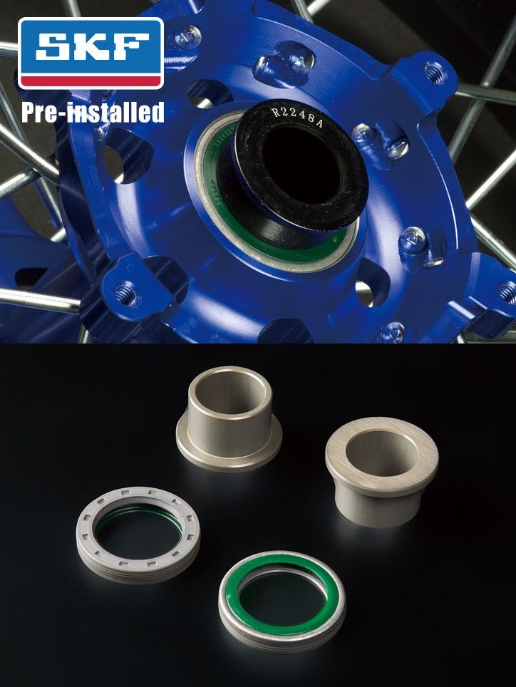 激安本物 TGR TECHNIX GEAR TGRテクニクスギア TYPE-R Motard モタード 用ホイール F単体 ニップルカラー 