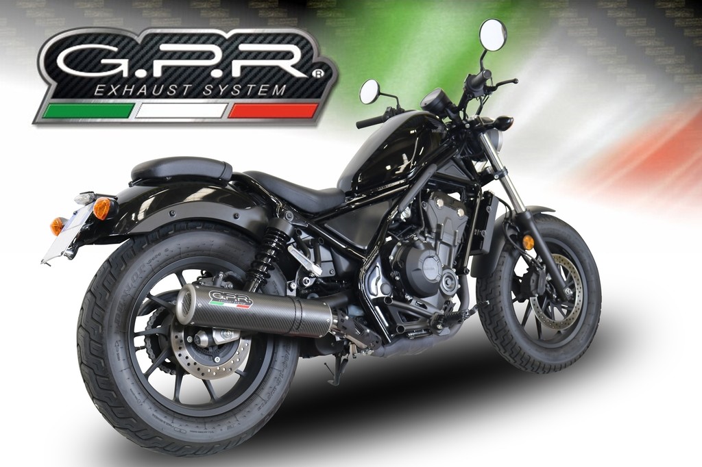 GPR ジーピーアール HOMOLOGATED スリップオンマフラー CMX 500 REBEL HONDA ホンダ マフラー