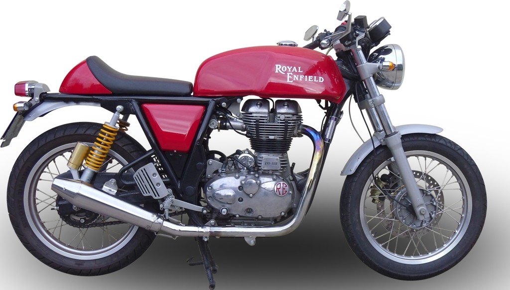 GPR ジーピーアール HOMOLOGATED スリップオンマフラー(キャタライザー付き) CONTINENTAL GT 535 ROYAL ENFIELD ロイヤルエンフィールド スリップオンマフラー マフラー｜ウェビック　店 74,487円