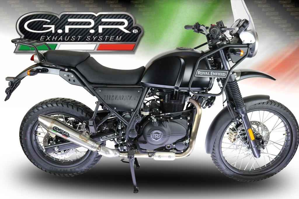 GPR ジーピーアール RACING スリップオンマフラー HIMALAYAN 410 ROYAL ENFIELD ロイヤルエンフィールド マフラー