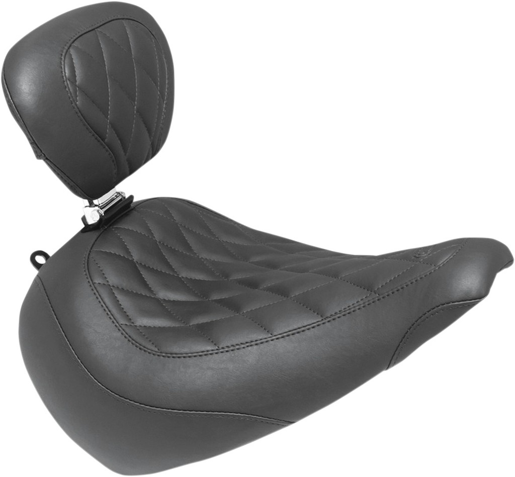 MUSTANG マスタング SEAT SOLO DBR WDTRPR DIAM [0802-1197] Softail Fat Boy FLFB HARLEY-DAVIDSON ハーレーダビッドソン シート シート関連 外装｜ウェビック　店