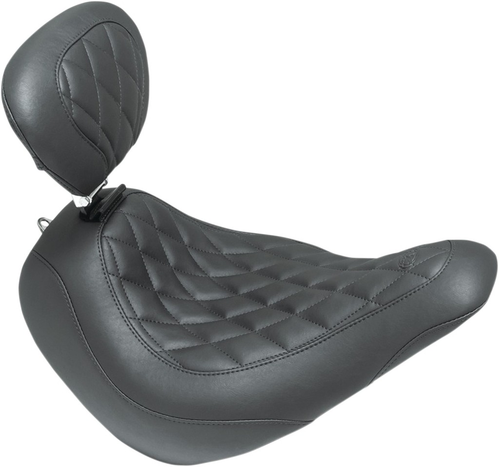MUSTANG マスタング SEAT SOLO DBR WDTRPR DIAM [0802-1203] Softail Low Rider FXLR Sport Glide FLSB HARLEY-DAVIDSON ハーレーダビッドソン シート シート関連 外装｜ウェビック　店