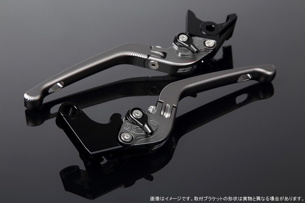 SPEEDRA スピードラ アルミビレットアジャストレバーセット 3D可倒式 125DUKEデューク 200DUKEデューク 250DUKEデューク 390DUKEデューク RC125 RC200 RC250 RC390 KTM ブレーキ・クラッチレバーセット ハンドル周辺パーツ ハンドル レバー本体カラー：マットチタン