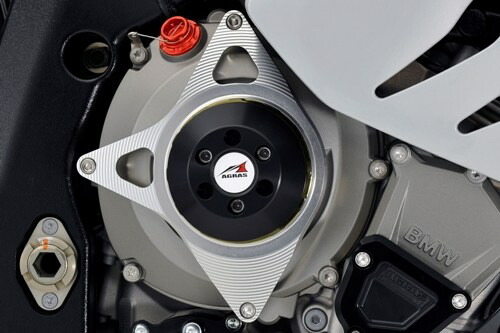 AGRAS アグラス レーシングスライダー S1000RR BMW エンジンスライダー・フレームスライダー フレーム アルミスペーサーカラー：チタン ／ジュラコンカラー：ブラック