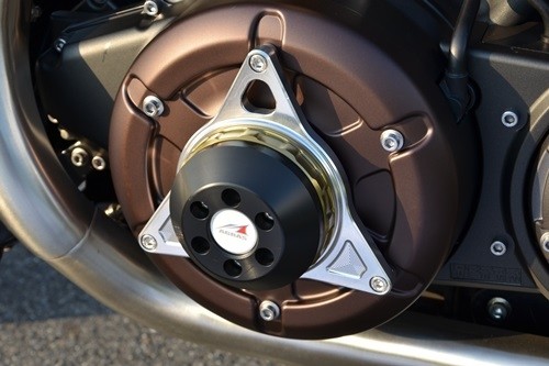 AGRAS アグラス レーシングスライダー V-MAX 1680 YAMAHA ヤマハ エンジンスライダー・フレームスライダー フレーム アルミスペーサー：チタン/ジュラコン：ホワイト｜ウェビック　店