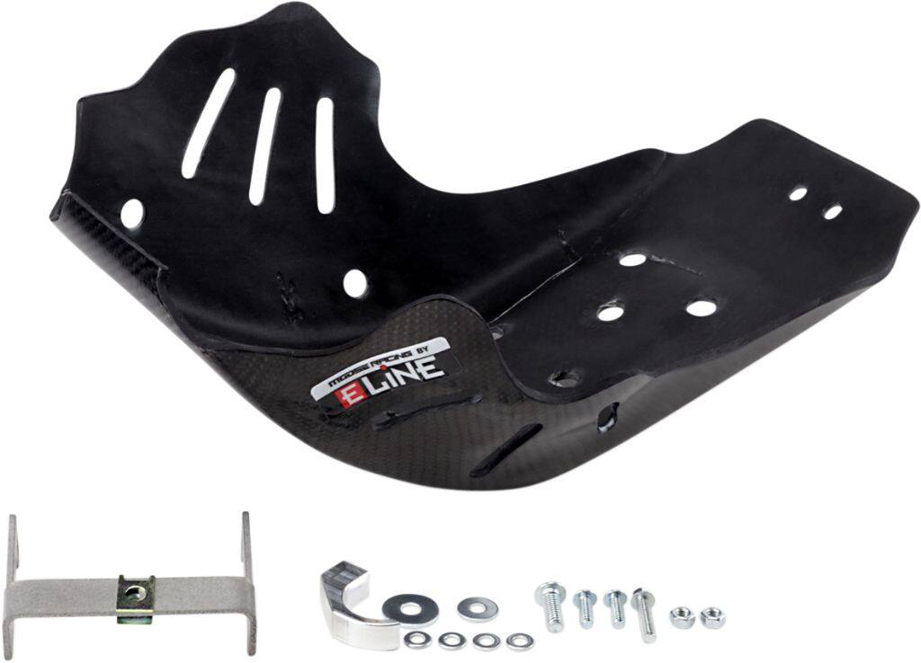 MOOSE RACING ムースレーシング ELINEカーボンファイバースキッドプレート [0506-1350] FX 450 HUSQVARNA ハスクバーナ アンダーガード・スキッドプレート フレーム