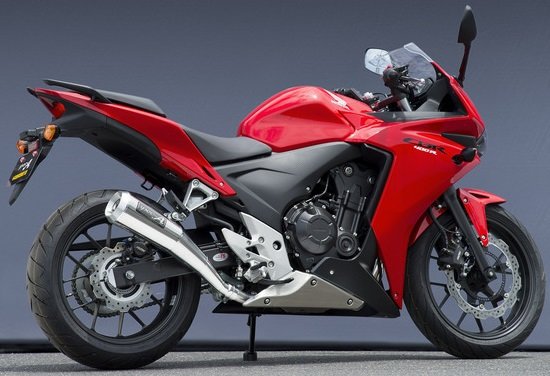 YAMAMOTO RACING ヤマモトレーシング ステンレス スリップオンマフラー[メガホンサイレンサー] CBR400R CBR500R HONDA ホンダ スリップオンマフラー マフラー｜ウェビック　店