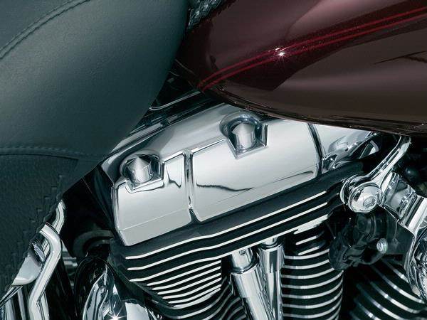 Kuryakyn クリアキン ロッカーボックス用ボルトカバー(Peaked) 汎用 TOURING [ツーリング] SOFTAIL [ソフテイル] DYNA [ダイナ] HARLEY-DAVIDSON ハーレーダビッドソン その他汎用外装部品・ドレスアップパーツ 外装