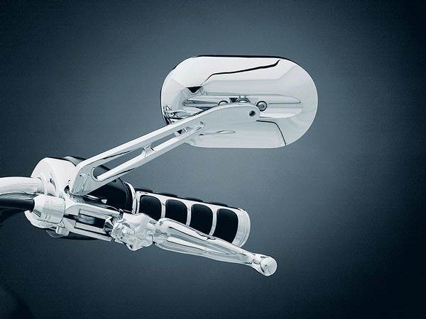 Kuryakyn クリアキン MagunumPlusミラー 凸レンズ 汎用 TOURING[ツーリング]、SOFTAIL[ソフテイル]、DYNA[ダイナ]、XL[スポーツスター]、V-ROD[Vロッド]＜br /＞[04以降の XL/XRは不適合] HARLEY-DAVIDSON ハーレーダビッドソン ミラー ハンドル