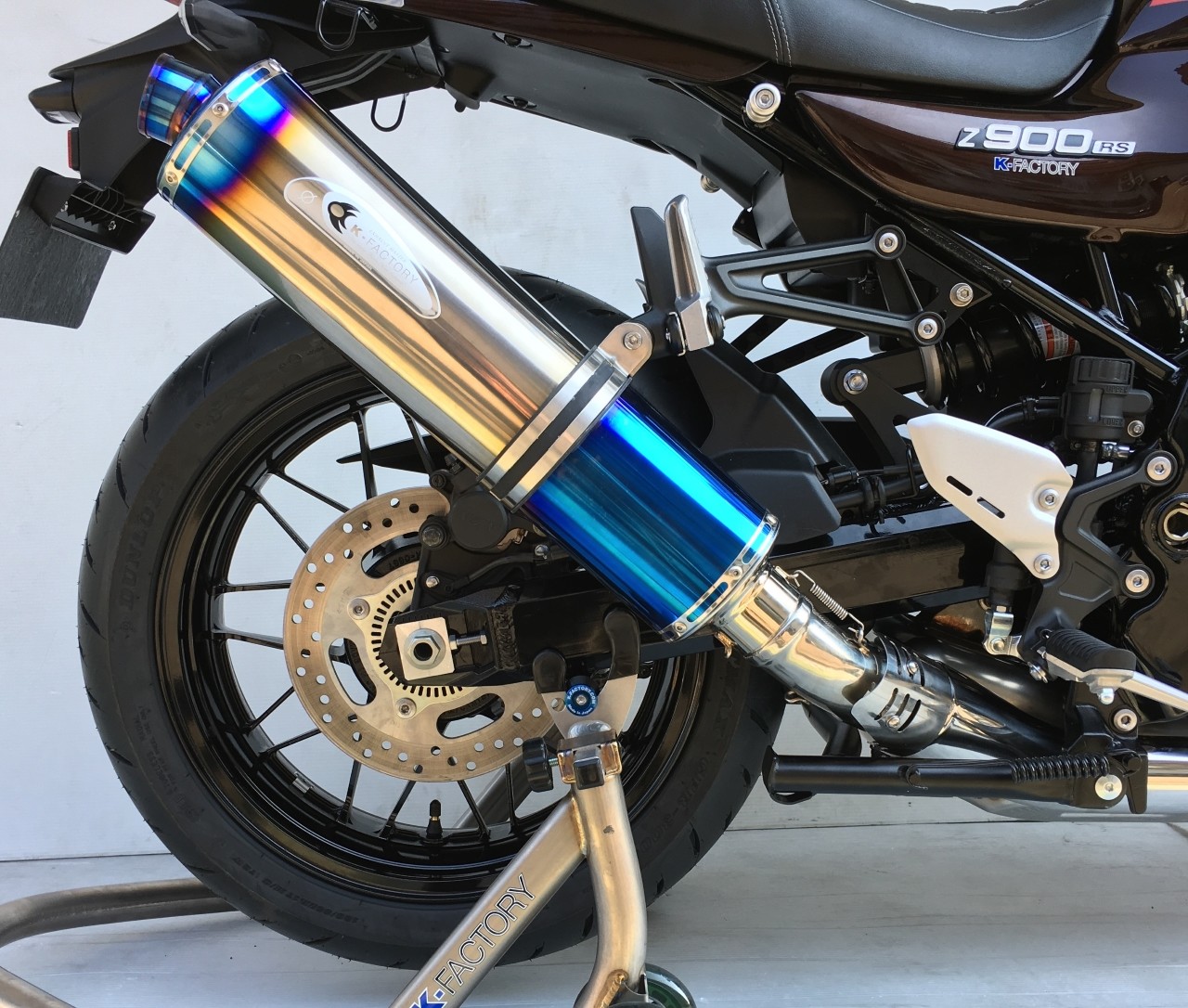 K-FACTORY ケイファクトリー 【車検対応】 STPスリップオン／ディアブロ オーバル 60.5Φ Z900RS CAFE KAWASAKI カワサキ スリップオンマフラー マフラー｜ウェビック　店