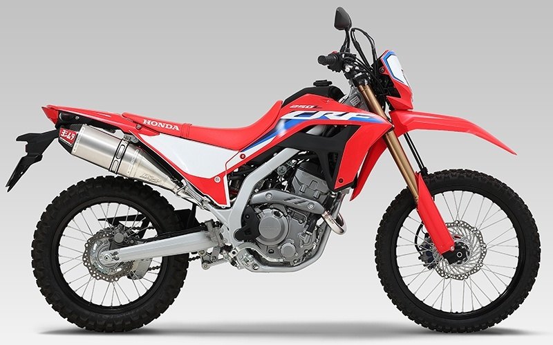 YOSHIMURAヨシムラ機械曲RS-4JサイクロンカーボンエンドEXPORTSPEC政府認証サイレンサータイプ:SSF(サテンフィニッシュカバー)CRF250RALLYCRF250L