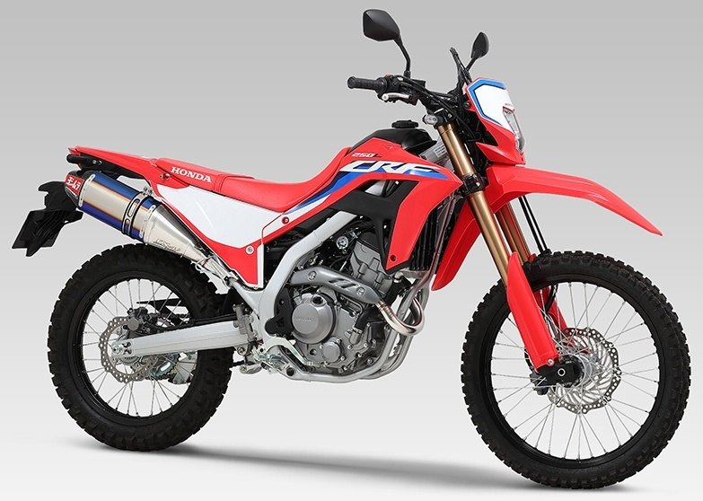 YOSHIMURAヨシムラ機械曲RS-4JサイクロンカーボンエンドEXPORTSPEC政府認証サイレンサータイプ:SSF(サテンフィニッシュカバー)CRF250RALLYCRF250L