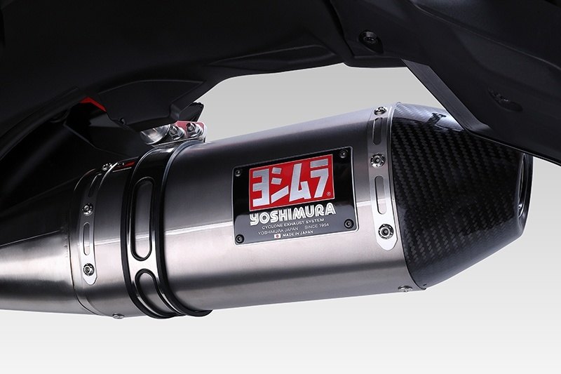 YOSHIMURAヨシムラ機械曲RS-4JサイクロンカーボンエンドEXPORTSPEC政府認証サイレンサータイプ:SSF(サテンフィニッシュカバー)CRF250RALLYCRF250L