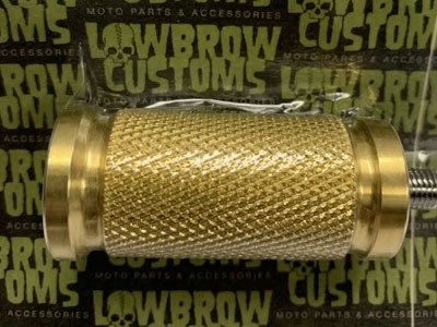 部品屋K&W 【Lowbrow Customs】ブラスシフトペグ HARLEY-DAVIDSON ハーレーダビッドソン チェンジゴム・シフトペグ ステップ 足回り