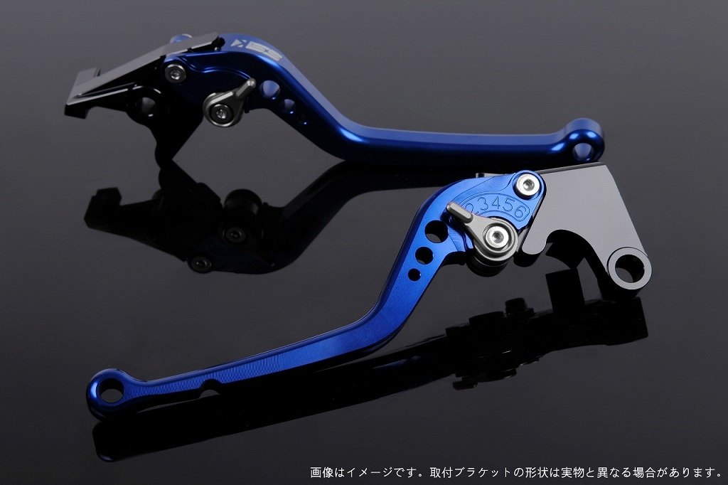 SPEEDRA スピードラ アジャストレバー スタンダードロング ADV150 ADV160 PCX125 PCX160 HONDA ホンダ ブレーキレバー ハンドル周辺パーツ ハンドル レバー本体カラー:ブルー / アジャスターカラー:チタン|ウェビック 店