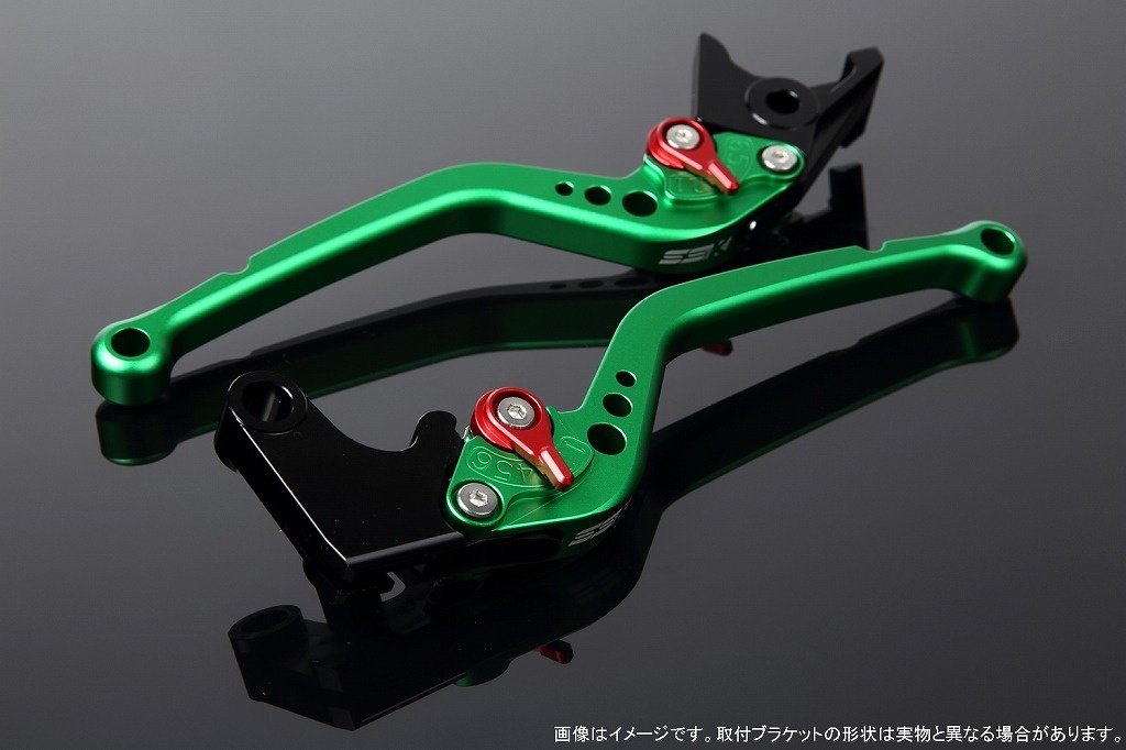SPEEDRA スピードラ アジャストレバー スタンダードロング ADV150 ADV160 PCX125 PCX160 HONDA ホンダ ブレーキレバー ハンドル周辺パーツ ハンドル アジャスターカラー：マットレッド / レバー本体カラー：マットグリーン｜ウェビック　店