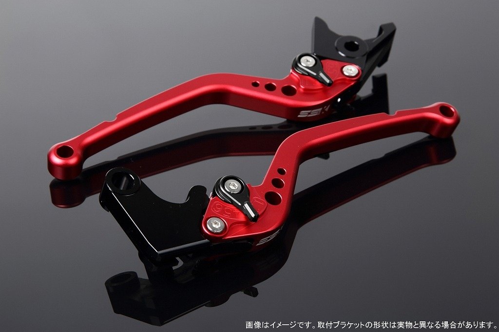SPEEDRA スピードラ アジャストレバー スタンダードロング ADV150 ADV160 PCX125 PCX160 HONDA ホンダ ブレーキレバー ハンドル周辺パーツ ハンドル レバー本体カラー:マットレッド / アジャスターカラー:マットブラック|ウェビック 店