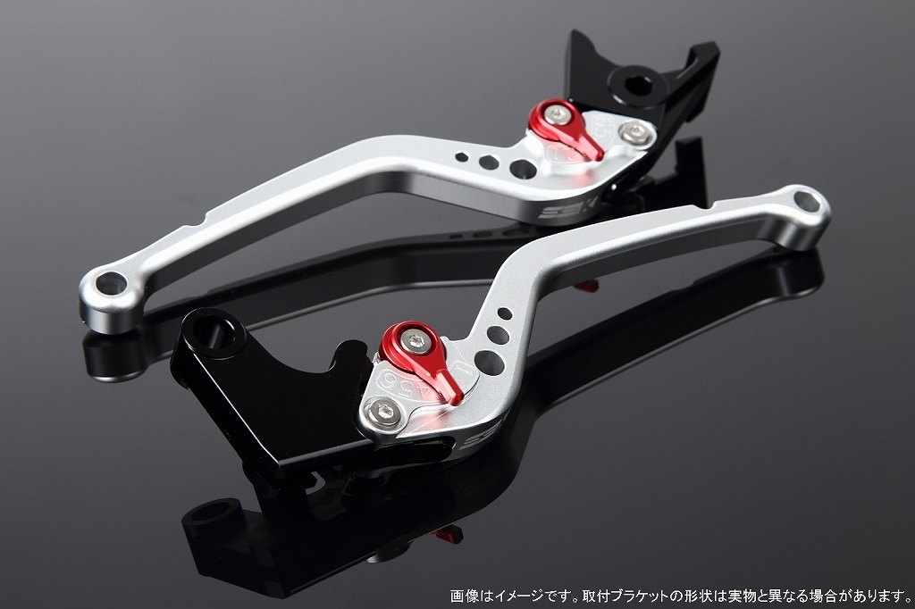 SPEEDRA スピードラ アジャストレバー スタンダードロング ADV150 ADV160 PCX125 PCX160 HONDA ホンダ ブレーキレバー ハンドル周辺パーツ ハンドル アジャスターカラー:マットレッド / レバー本体カラー:マットシルバー|ウェビック 店