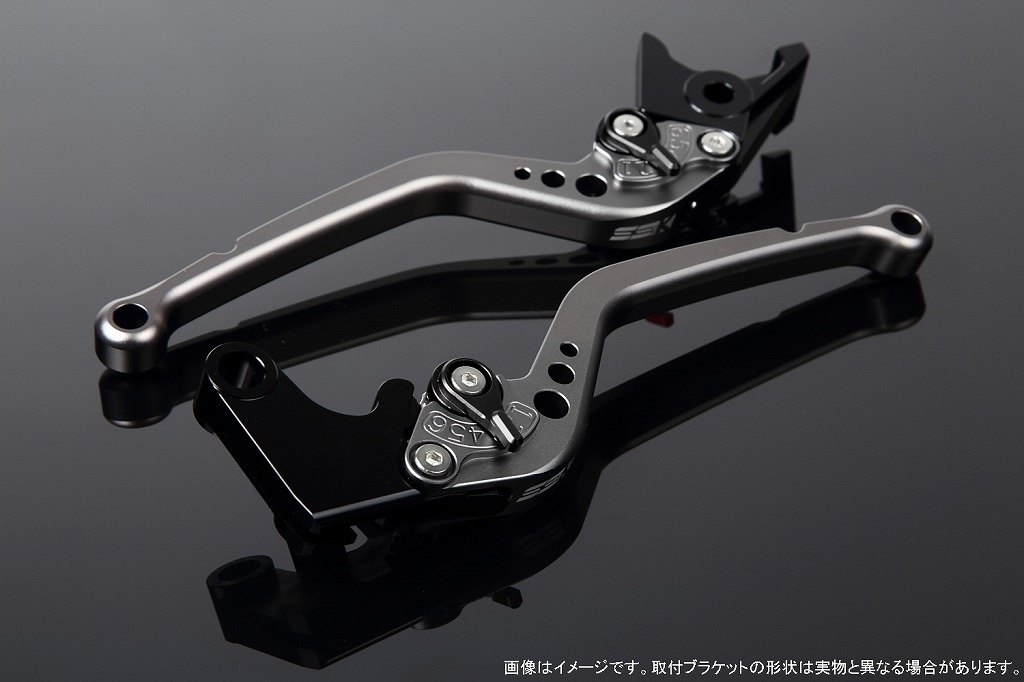 SPEEDRA スピードラ アジャストレバー スタンダードロング スクランブラーカフェレーサー DUCATI ドゥカティ ブレーキレバー ハンドル周辺パーツ ハンドル レバー本体カラー：マットチタン / アジャスターカラー：マットブラック