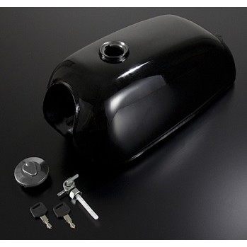 楽天市場】エイプ カスタム タンク 黒 専用コック付 : カスタムパーツ DJ