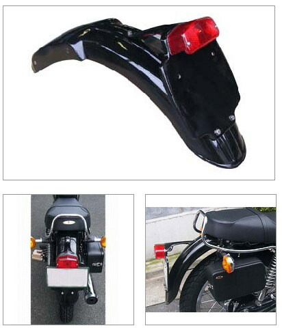 楽天市場】GOODS グッズ ラウンドボブフェンダーキット レッド SR400