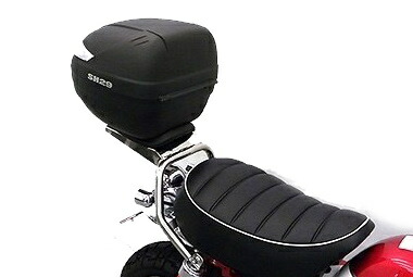 WirusWin ウイルズウィン SHAD製リアボックス付きタンデムバー モンキー125 HONDA ホンダ グラブバー・タンデムバー・シーシーバー 外装