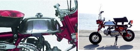 BIG CEDAR ビッグシーダー アルミタンクTYPE-A （M・A・Z型） MONKEY [モンキー] HONDA ホンダ ガソリンタンク タンク関連 外装