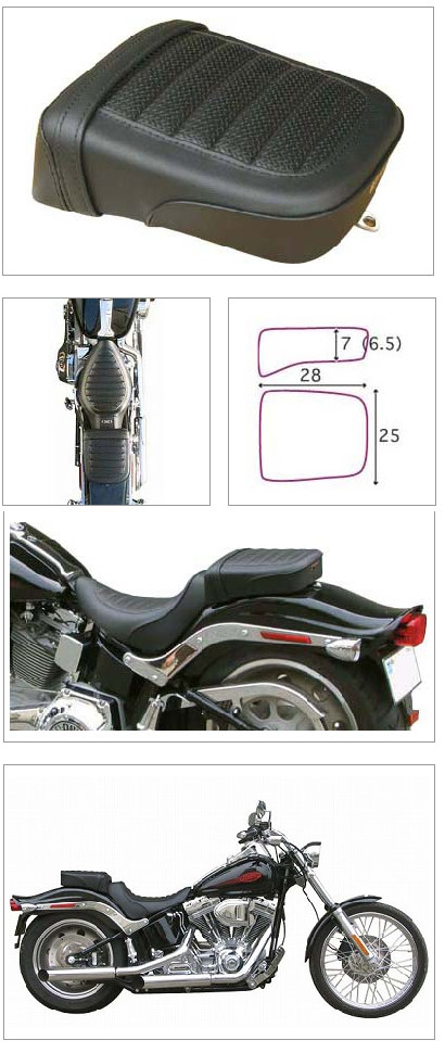 K＆H ケイアンドエイチ ペアライド タック ソフテイル系 [SOFTAIL] リアタイヤ200mm HARLEY-DAVIDSON ハーレーダビッドソン シート シート関連 外装