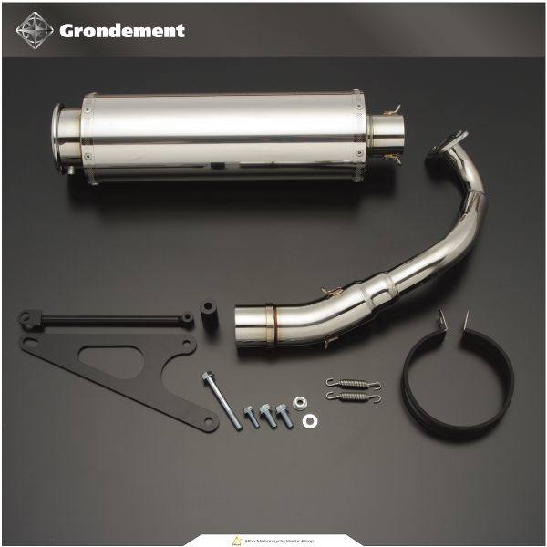 GRONDEMENT グロンドマン SPIRAL BEET4 スパイラルビート ステンマフラー ZOOMER [ズーマー] AF58 HONDA ホンダ フルエキゾーストマフラー マフラー｜ウェビック　店