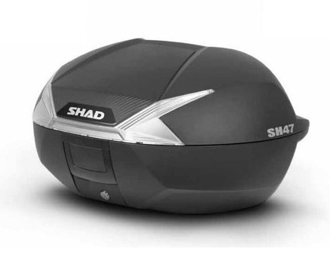 SHAD シャッド SH47 トップケース トップケース・テールボックス 車体用バッグ・ケース カラー：無塗装ブラック／カーボン調パネル（メーカー品番：D0B47106）