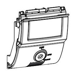 SHAD シャッド 新ロックカバー トップケース SH58X／SH59X専用 その他トップケース・テールボックスオプション・補修部品 車体用バッグ・ケース