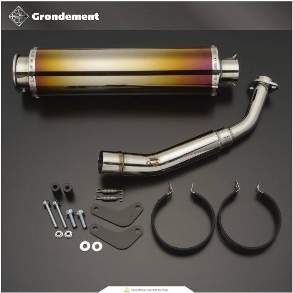GRONDEMENT グロンドマン SPIRAL BEET4 スパイラルビート チタンマフラー FORZA [フォルツァ] X MF08 Z HONDA ホンダ フルエキゾーストマフラー マフラー
