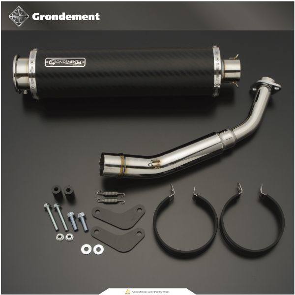GRONDEMENT グロンドマン SPIRAL BEET4 スパイラルビート チタンマフラー FORZA [フォルツァ] X MF08 Z HONDA ホンダ フルエキゾーストマフラー マフラー