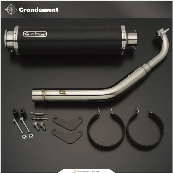 GRONDEMENT グロンドマン SPIRAL BEET4 スパイラルビート チタンマフラー GRANDMAJESTY250 [グランドマジェスティ] YAMAHA ヤマハ フルエキゾーストマフラー マフラー
