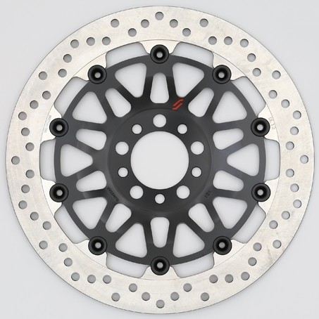 SUNSTAR サンスター プレミアムレーシング 'ホールタイプ' フロントディスクローター KAWASAKI カワサキ ブレーキディスクローター ブレーキ フローティングピンカラー：シルバー / フローティングタイプ：セミフローティング